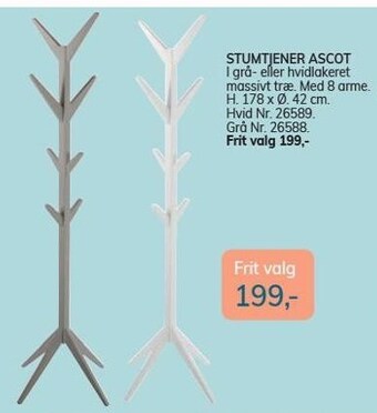 Daells Bolighus Stumtjener ascot tilbud