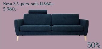 Nova 2,5. pers. sofa