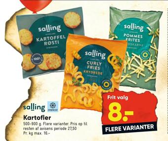 Bilka Kartofler tilbud