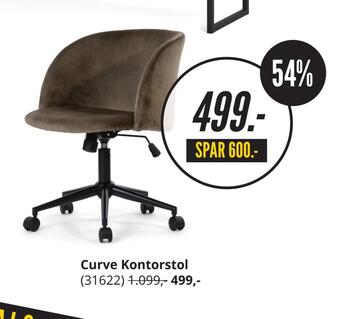My Home Curve kontorstol tilbud