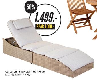 My Home Carcasonne solvogn med hynde tilbud