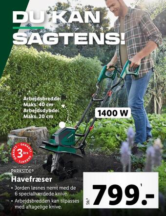 Lidl Havefræser tilbud