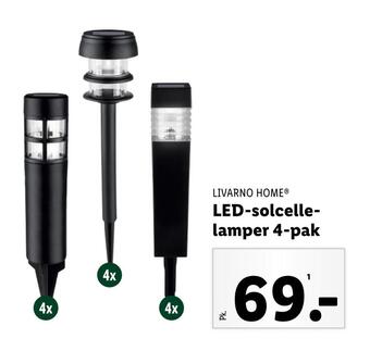 Lidl Led-solcellelamper tilbud
