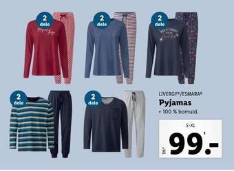 Lidl Pyjamas tilbud