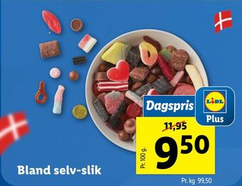 Lidl Bland selv-slik tilbud