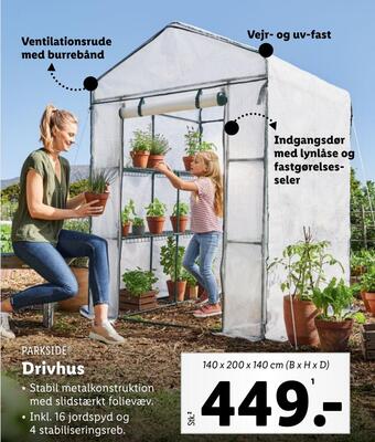 Lidl Drivhus tilbud