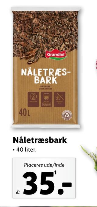 Lidl Nåletræsbark tilbud