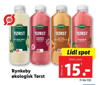 Lidl Rynkeby økologisk tørst tilbud
