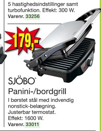 Panini-/bordgrill
