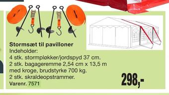 Harald Nyborg Stormsæt til pavilloner tilbud