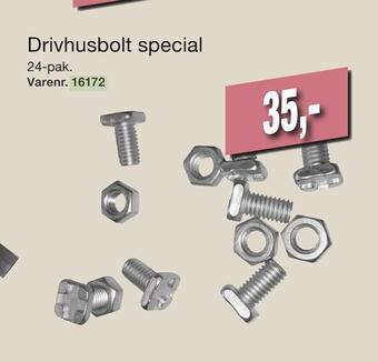 Harald Nyborg Drivhusbolt special tilbud