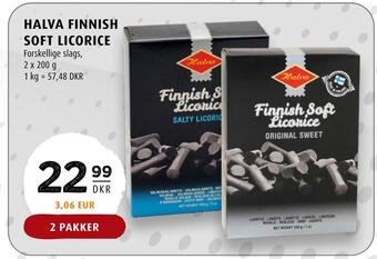 Scandinavian Park Halva finnish soft licorice tilbud