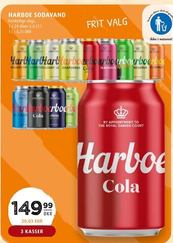 Scandinavian Park Harboe sodavand tilbud