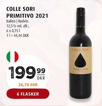 Scandinavian Park Colle sori primitivo 2021 tilbud