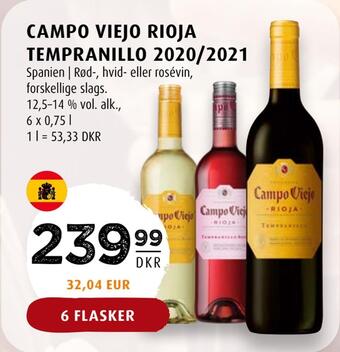 Scandinavian Park Campo viejo rioja tempranillo 2020/2021 tilbud