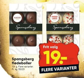 Bilka Spangsberg flødeboller klassisk tilbud