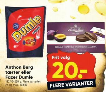 Bilka Dumle karameller tilbud