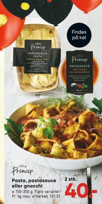 Bilka Salling princip pasta tilbud