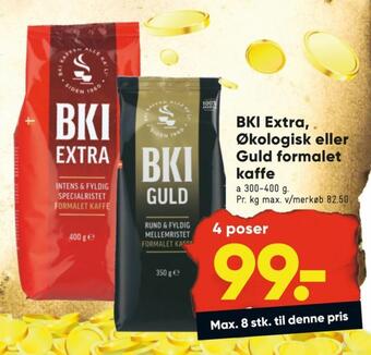 Bilka Guld kaffe formalet tilbud