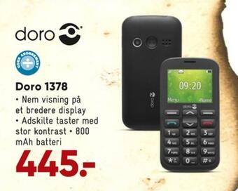 Bilka 1378 mobiltelefon tilbud