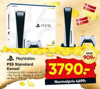 Bilka Playstation 5 spillekonsol tilbud