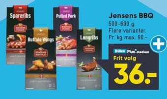 Bilka Jensens spareribs tilbud