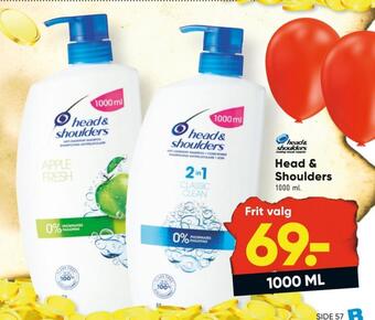 Bilka Head&shoulders shampoo tilbud