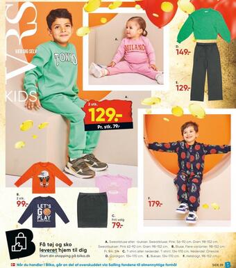 Bilka Vrs kids sweatbukser tilbud