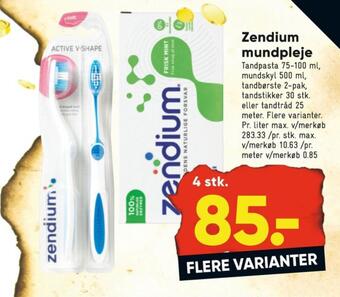 Bilka Zendium tandpasta tilbud
