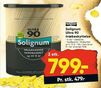 Bilka Solignum træbeskyttelse tilbud