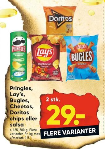Bilka Pringles chips tilbud