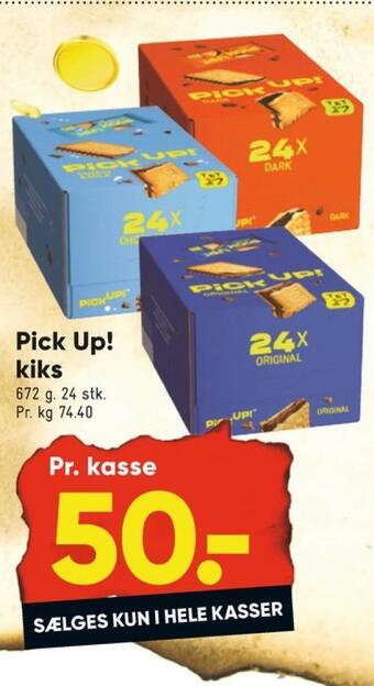 Bilka Pickup kiks tilbud