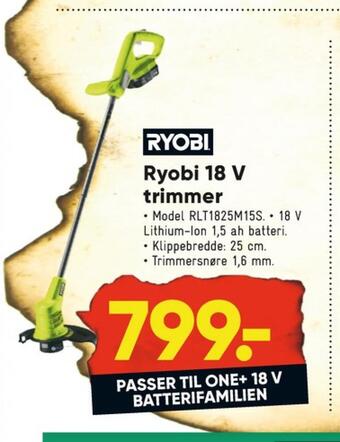 Bilka Ryobi græstrimmer tilbud