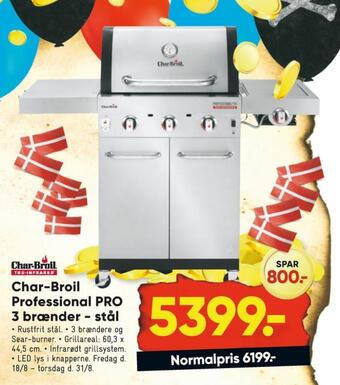 Bilka Charbroil gasgrill tilbud