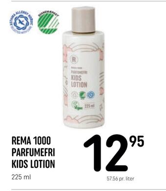 Rema 1000 parfumefri kids lotion