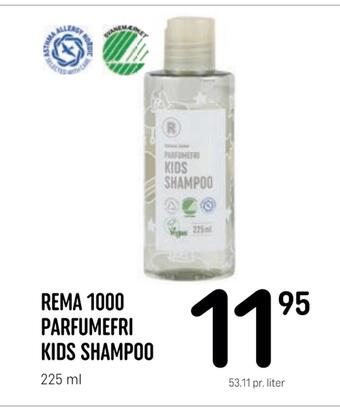 REMA 1000 Rema 1000 parfumefri kids shampoo tilbud