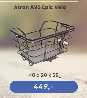 Design Cykler Atran avs epic velo tilbud