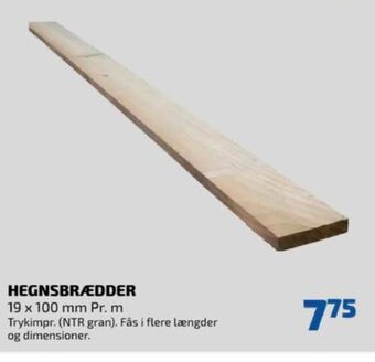 Davidsen Ukendt hegnsbrædder tilbud
