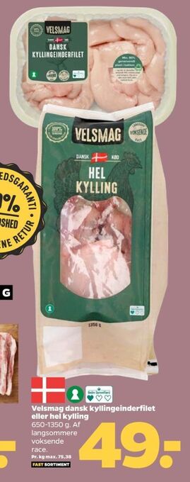 Netto Velsmag kylling tilbud