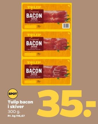 Netto Tulip baconskiver tilbud