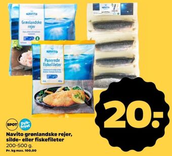 Netto Navito fiskefileter tilbud