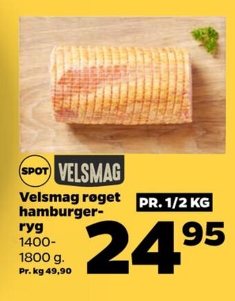 Netto Velsmag hamburgerryg tilbud