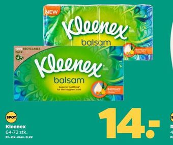 Netto Kleenex lommetørklæder tilbud