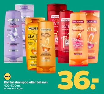 Netto Elvital shampoo tilbud