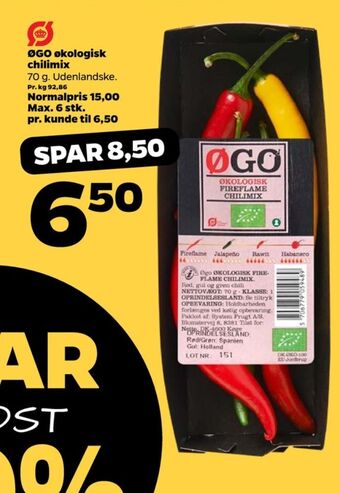 Netto Øgo chili tilbud