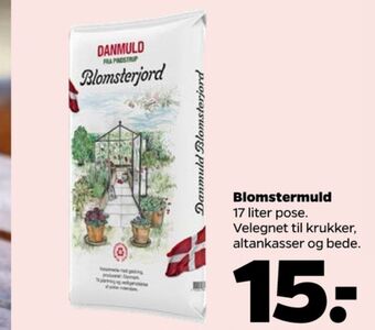 Danmuld blomsterjord