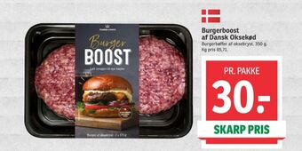 SPAR Burger boost hakkebøffer tilbud