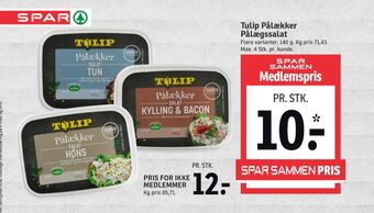 SPAR Pålækker kylling & baconsalat tilbud