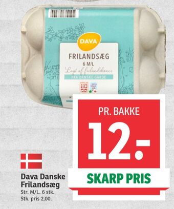 SPAR Dava foods æg tilbud