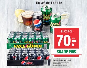 SPAR Pepsi max cola tilbud